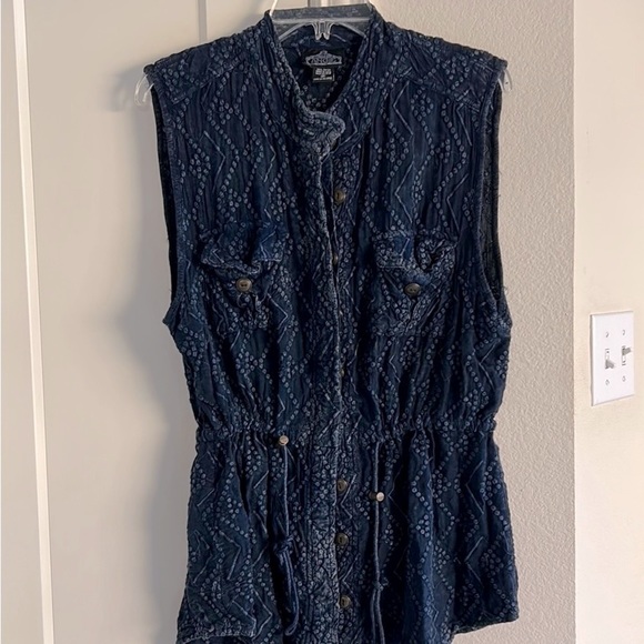 Casual Vest Long Textured SUPER FAST SHIPPING - Picture 1 of 15